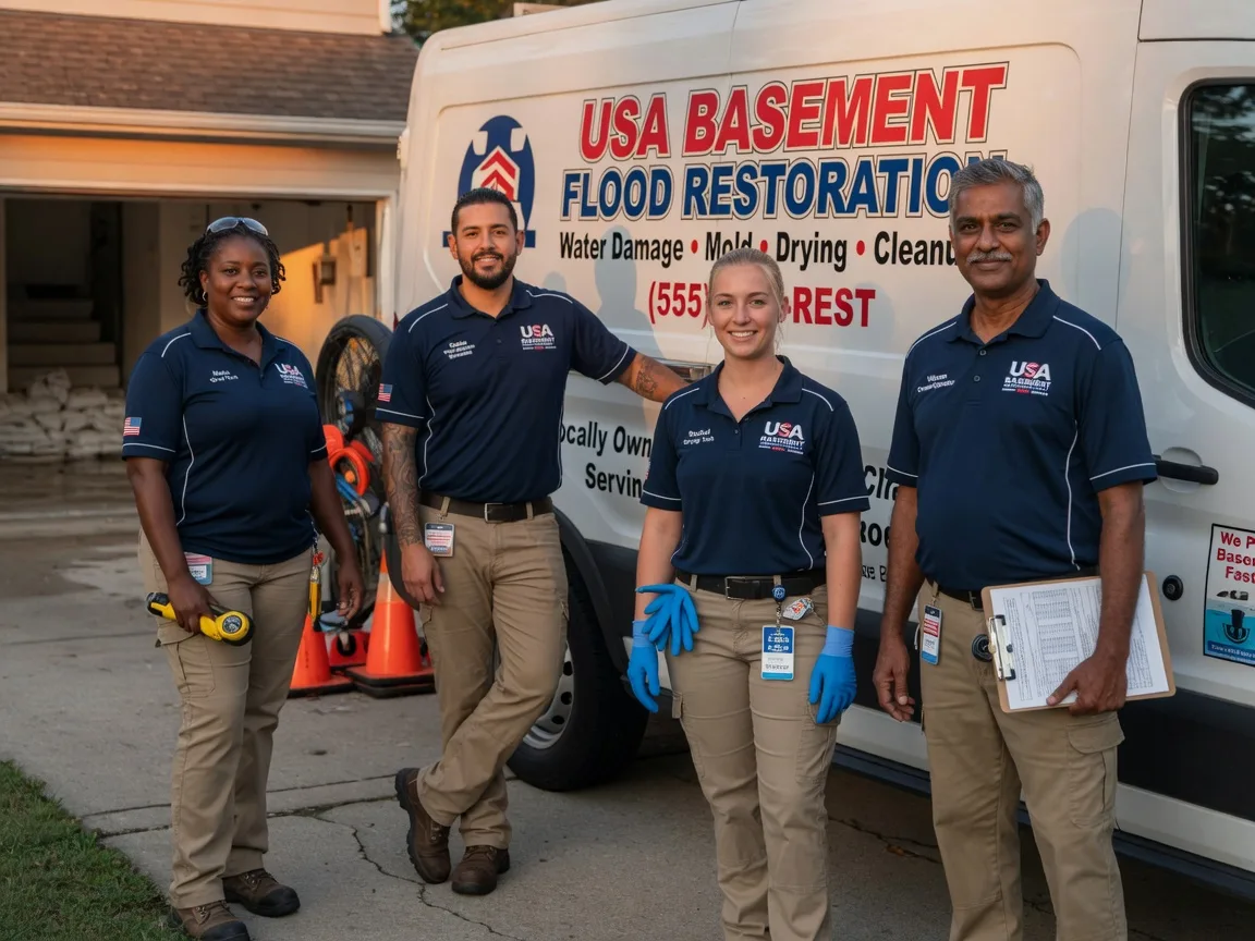 Basement Flood Cleanup company in Toccopola, MS
